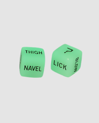 Luxurious Sex Dice Set with Glow-in-the-Dark Feature for Wild Play, enhancing intimate moments.