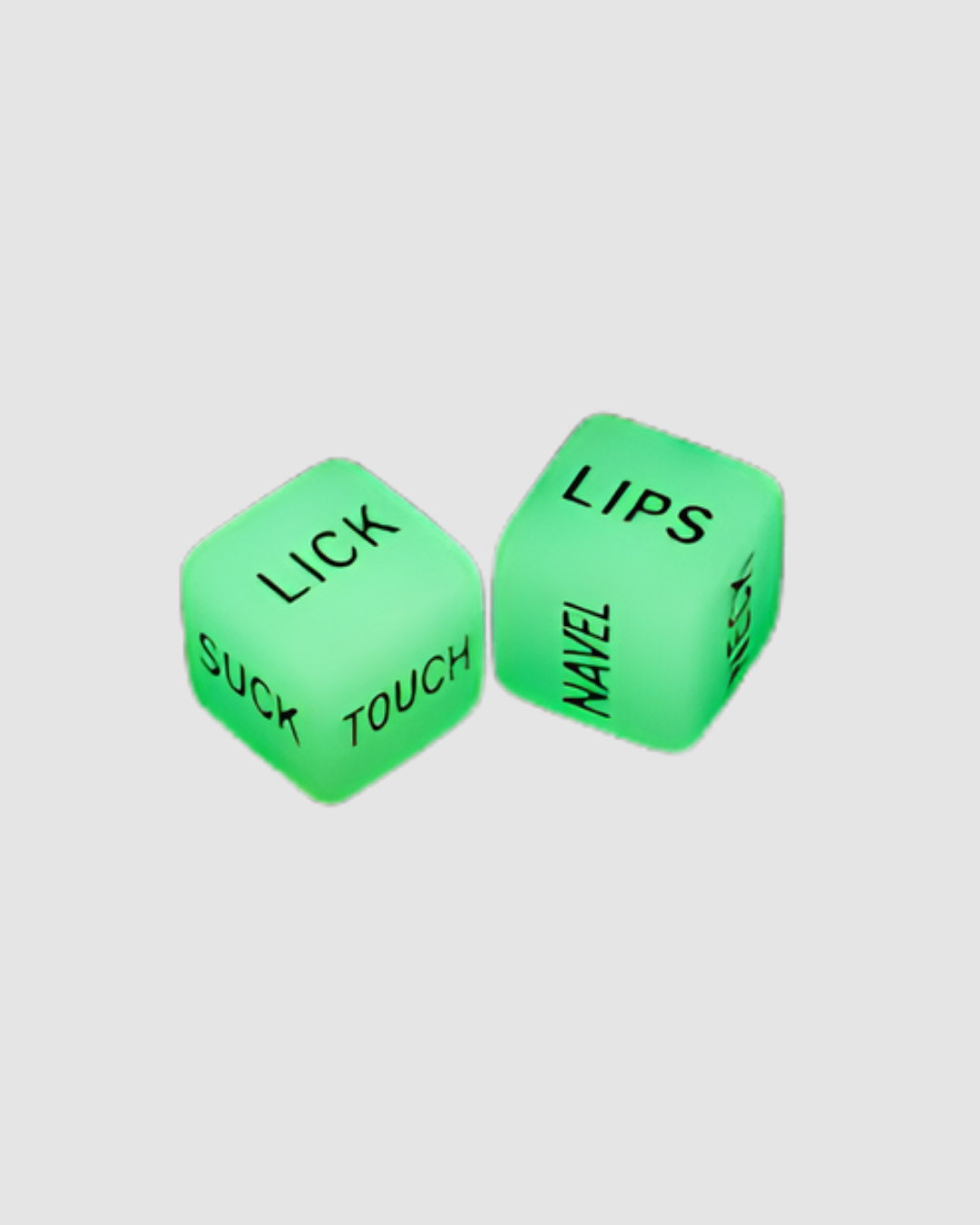 Exquisite Sex Dice with glow-in-the-dark feature, designed for passionate adventures.