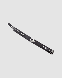 Leather Plain Collar With Removable O-Ring
