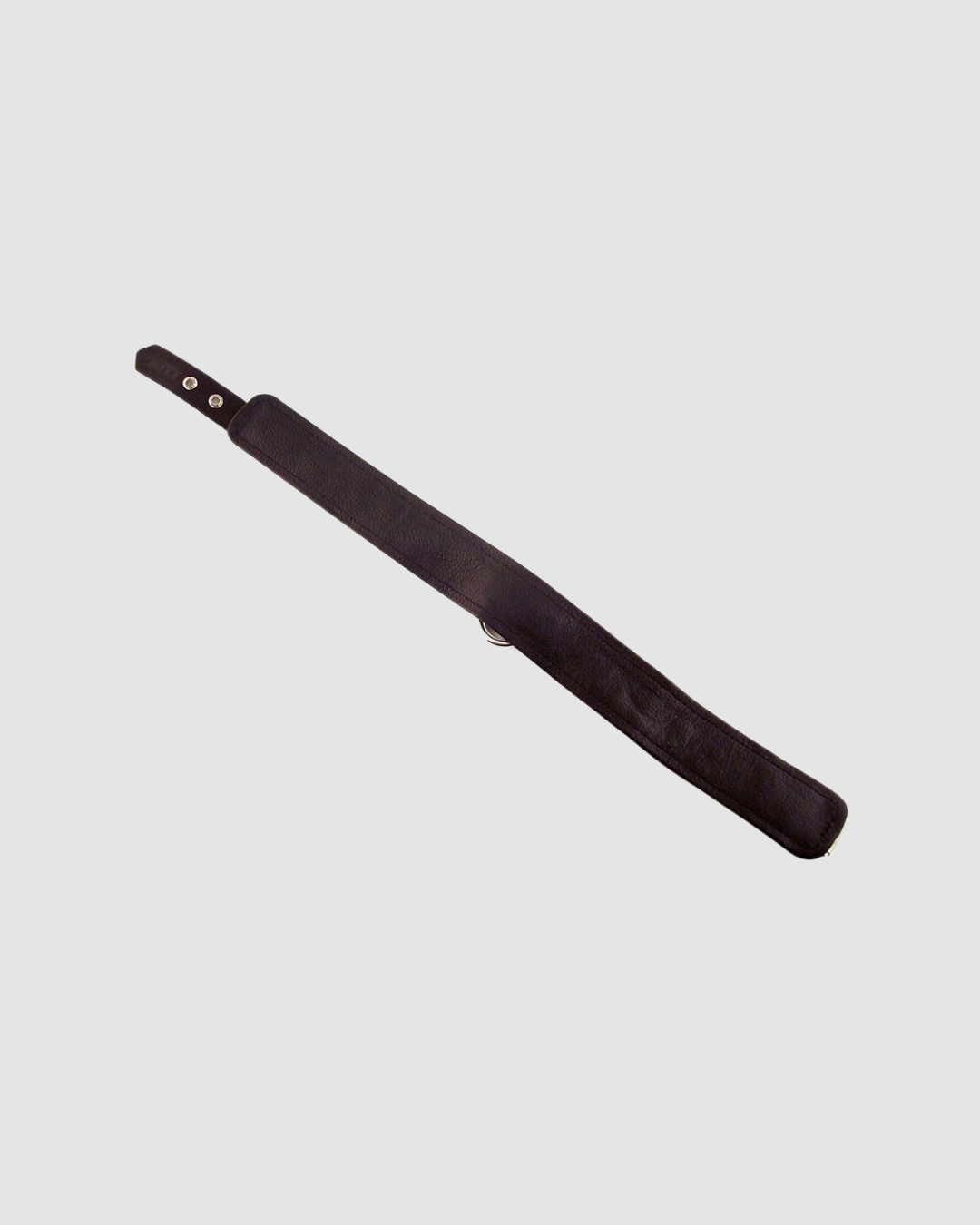 Leather Plain Collar With Removable O-Ring