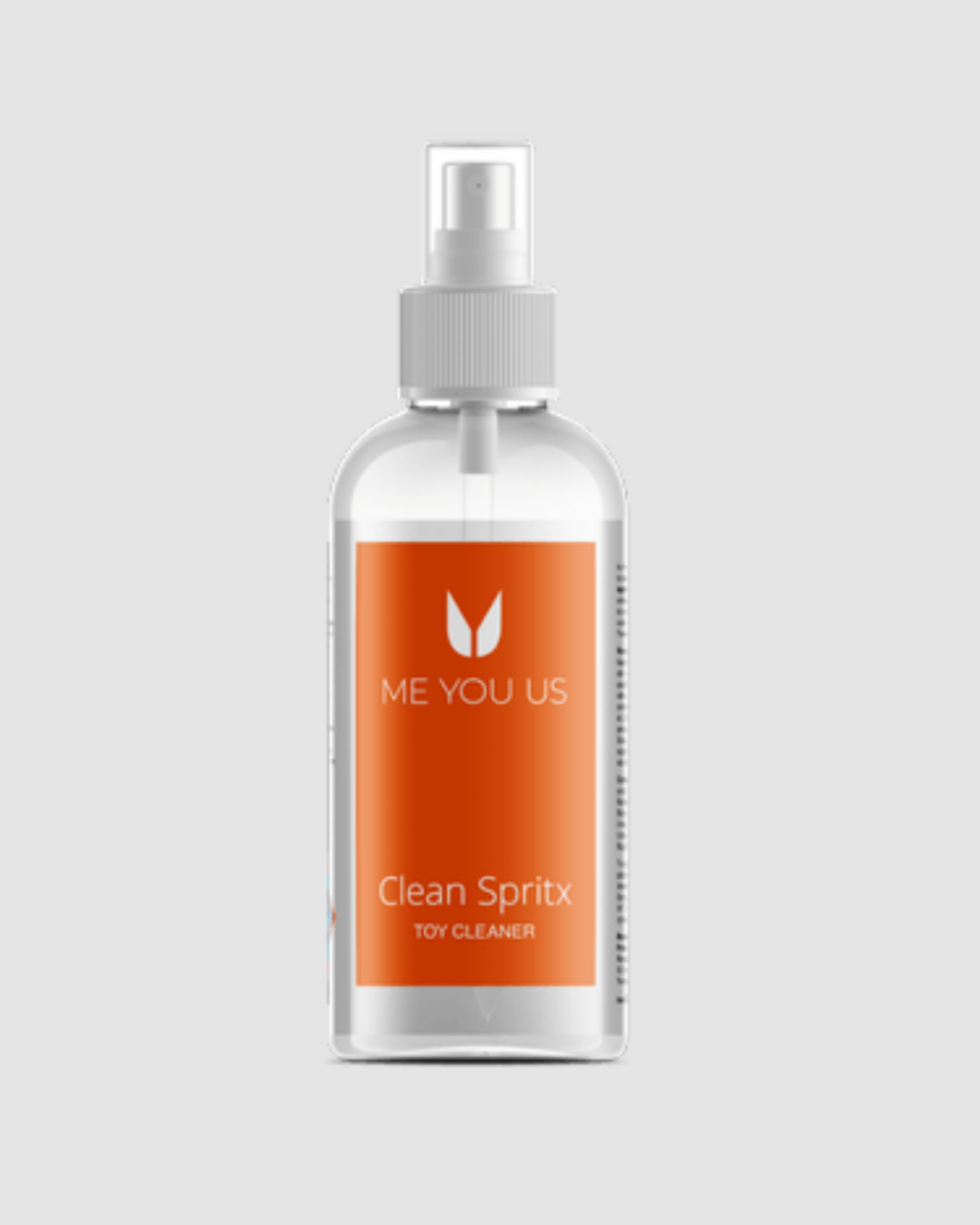 Me You Us Toy Cleaner Spray in a spray bottle, designed for safe and effective cleaning of toys and surfaces.