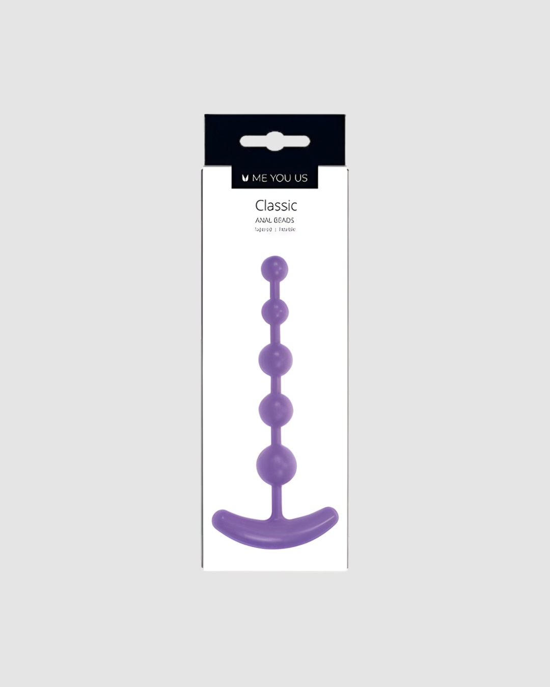 Elegant Me You Us Classic anal beads showcasing their solid design and flexible core for maximum stimulation and pleasure.