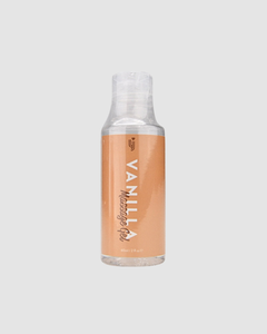 Loving Joy Flavoured Massage Gel 60ml in an elegant bottle, symbolising relaxation and indulgence during a luxurious massage.