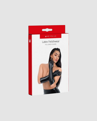 Elegant and stylish Latex Full Length Gloves, offering a second-skin fit that enhances curves, perfect for luxury fetishwear.