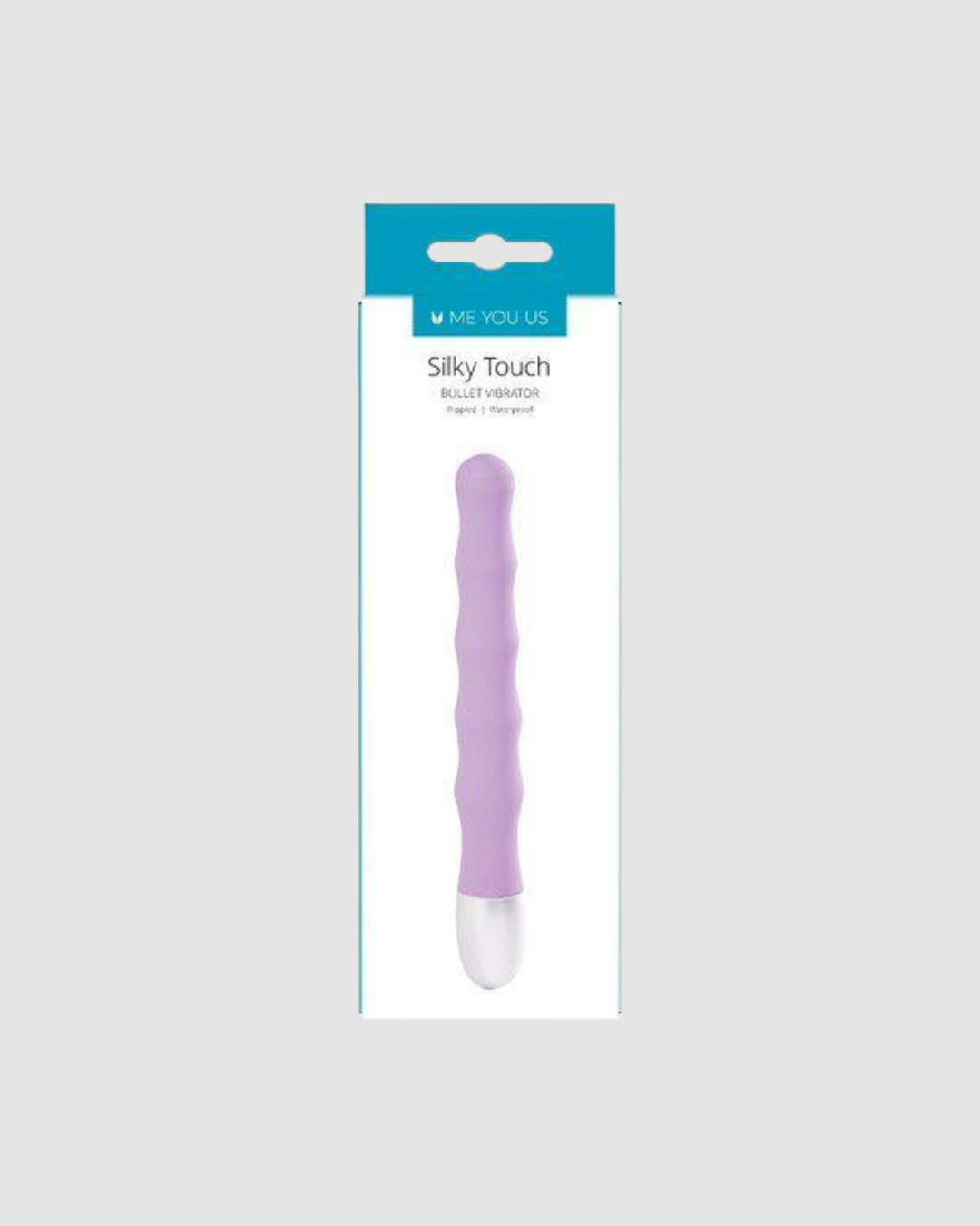 Close-up of the Silky Touch Bullet Vibrator showcasing its exquisite rippled body, the ultimate bullet vibrator for stimulating pleasure.