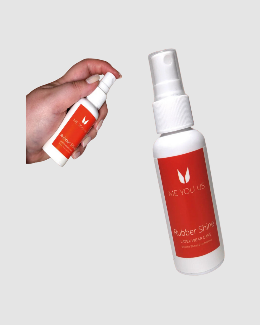 Me You Us Rubber Shine Latex Wear Spray White 50ml