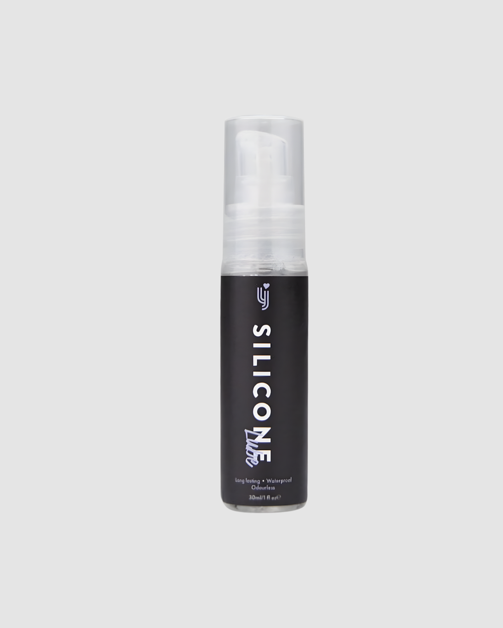 Loving Joy silicone lubricant in a waterproof, paraben-free formula with an easy dispenser, shown in a product image.