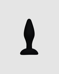 Large Silicone Anal Plug for Beginners with Tapered Tip and Flared Base - 10.5cm Insertable Length