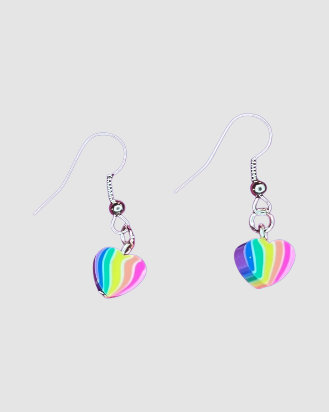 Rainbow Drop Earrings by Swing Bling