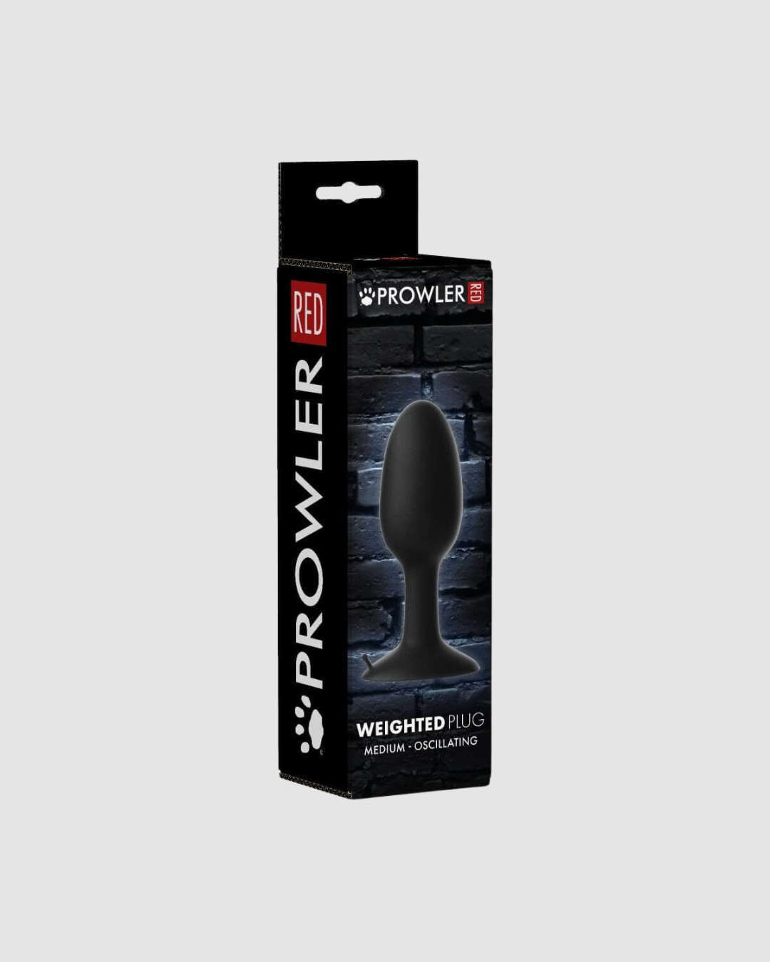 Prowler RED Oscillating Weighted Butt Plug in 3 Sizes