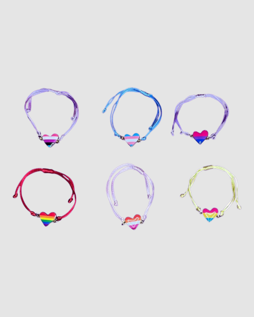Swing Bling adjustable pride bracelet showcasing colorful rainbow charms on silver-tone jewelry for pride celebration.
