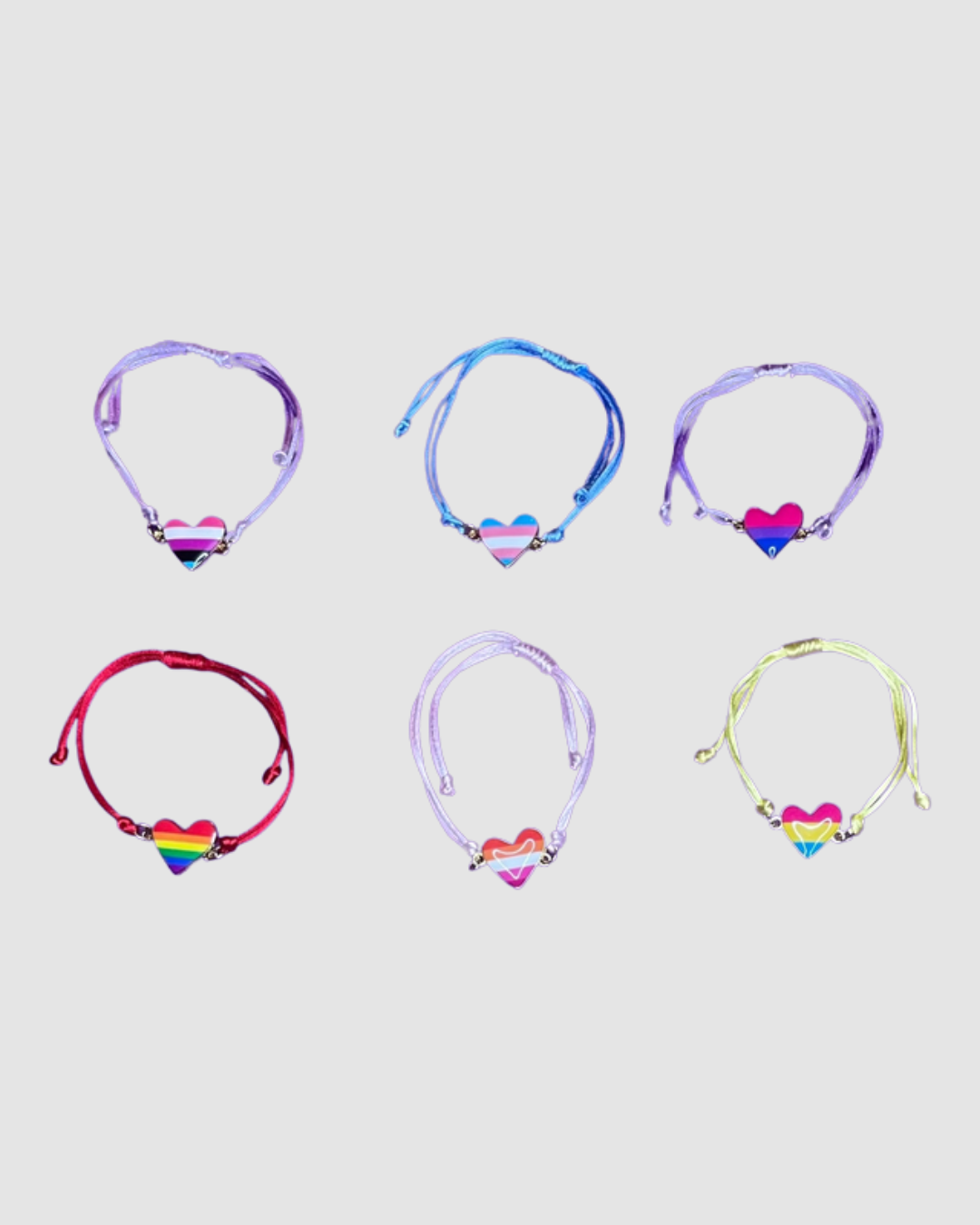 Swing Bling adjustable pride bracelet showcasing colorful rainbow charms on silver-tone jewelry for pride celebration.