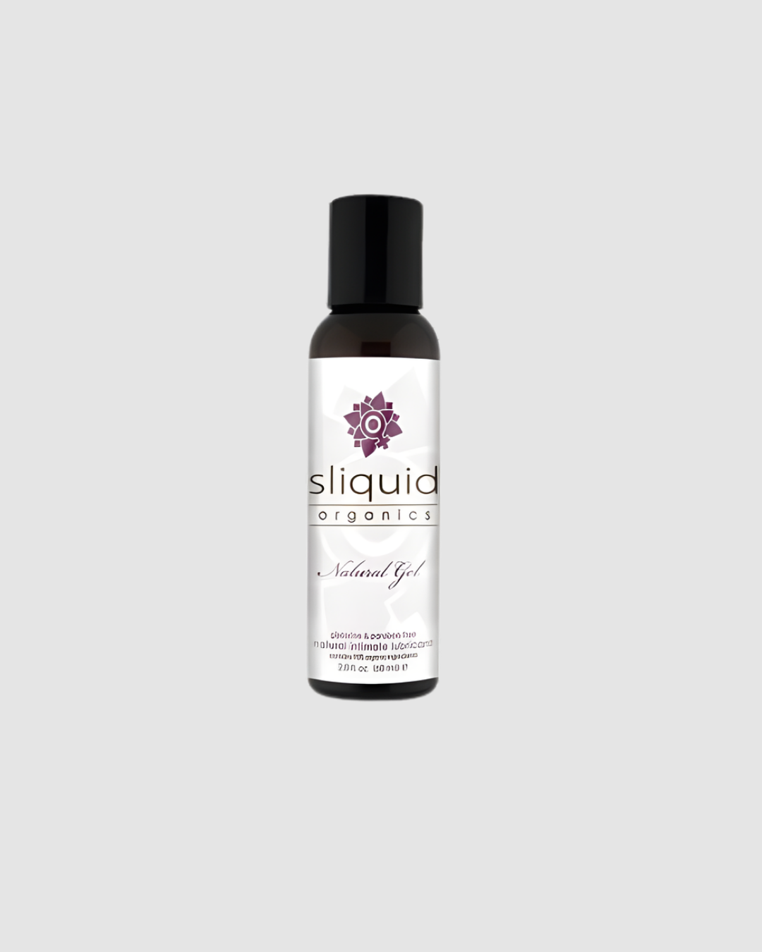 Sliquid Organics Natural Gel Thick Lubricant 59ml – Water-Based, Vegan, Hypoallergenic, Organic Botanicals