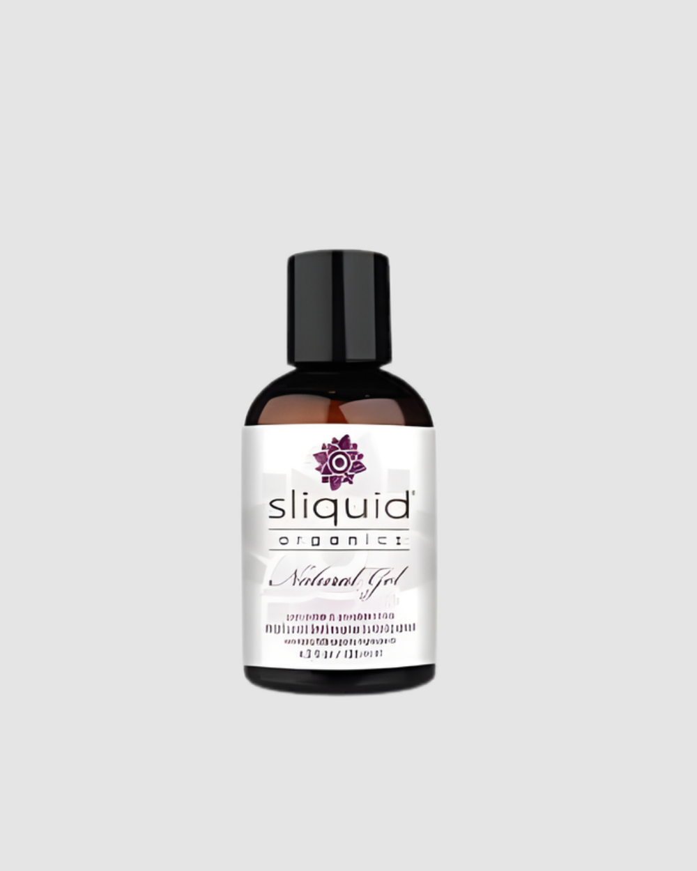 Sliquid Organics Natural Gel thick water-based lubricant for anal use, featuring vegan, hypoallergenic, organic botanical ingredients.