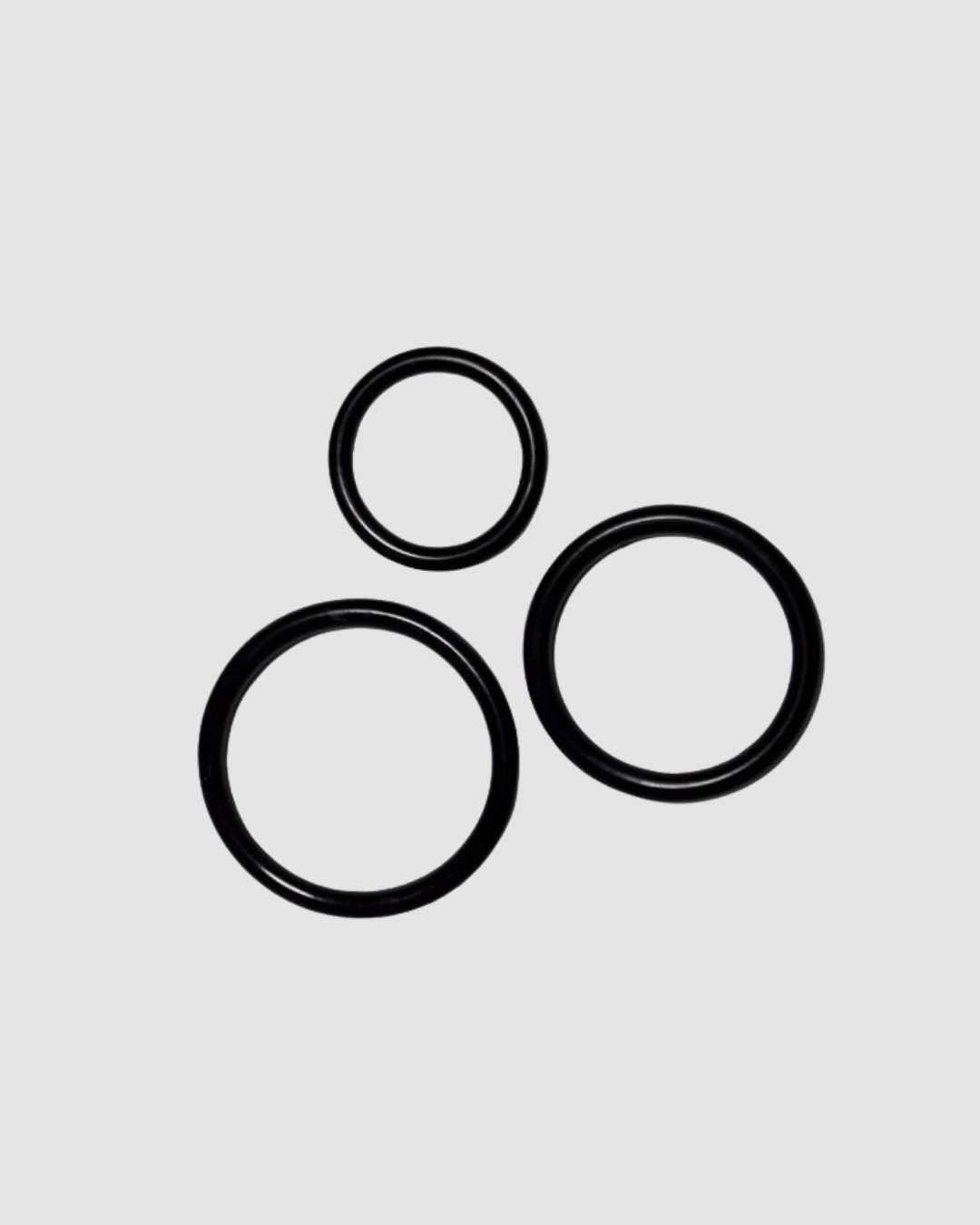 Detailed view of the frosted jelly dildo included in the Me You Us Frosted Harness Kit, made for refined strap-on pleasure.