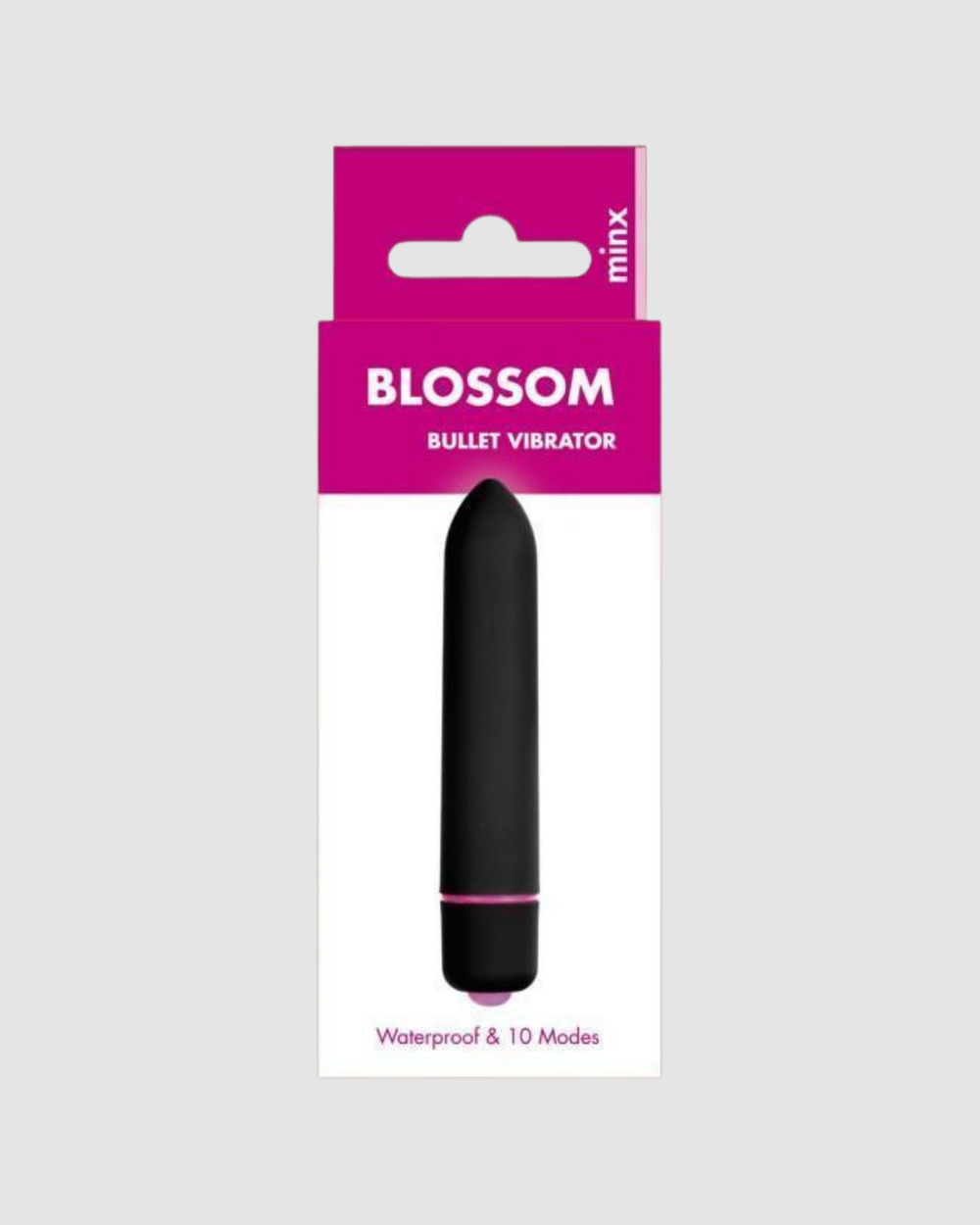 Black Me You Us 10-mode bullet vibrator with compact design, featuring multiple vibration settings for versatile pleasure.
