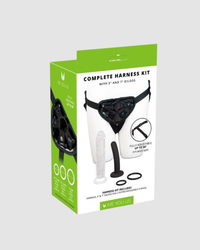 Artistic arrangement of the Me You Us Complete Harness Kit, reflecting the premium experience it offers.
