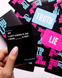 Thumbnail for a person holding up a card with the words truth on it
