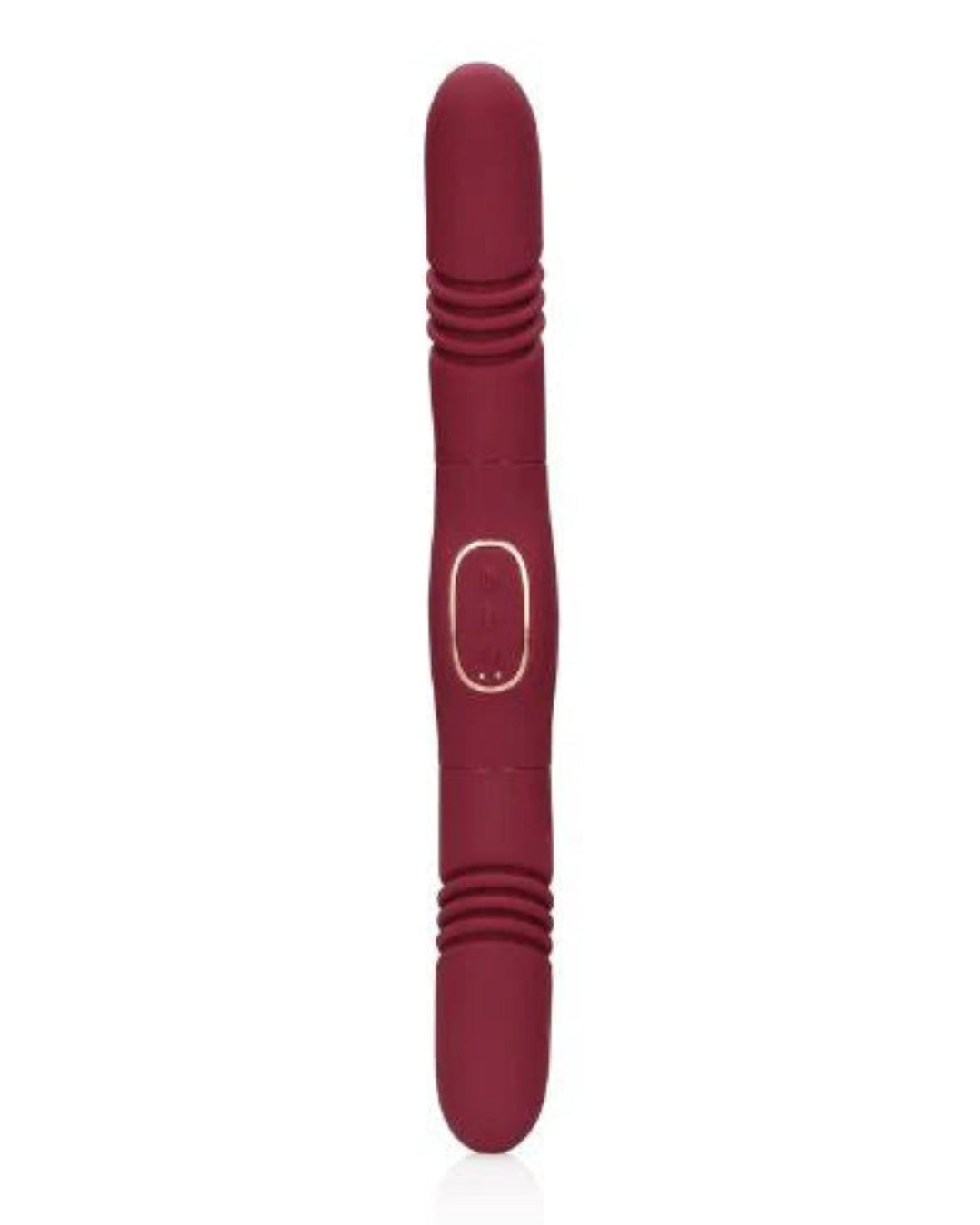 Loveline Double-Sided Thrusting Vibrator - 10 Vibration Modes, 13 Inch Length, USB Rechargeable