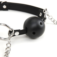 Thumbnail for a black ball and chain on a white background