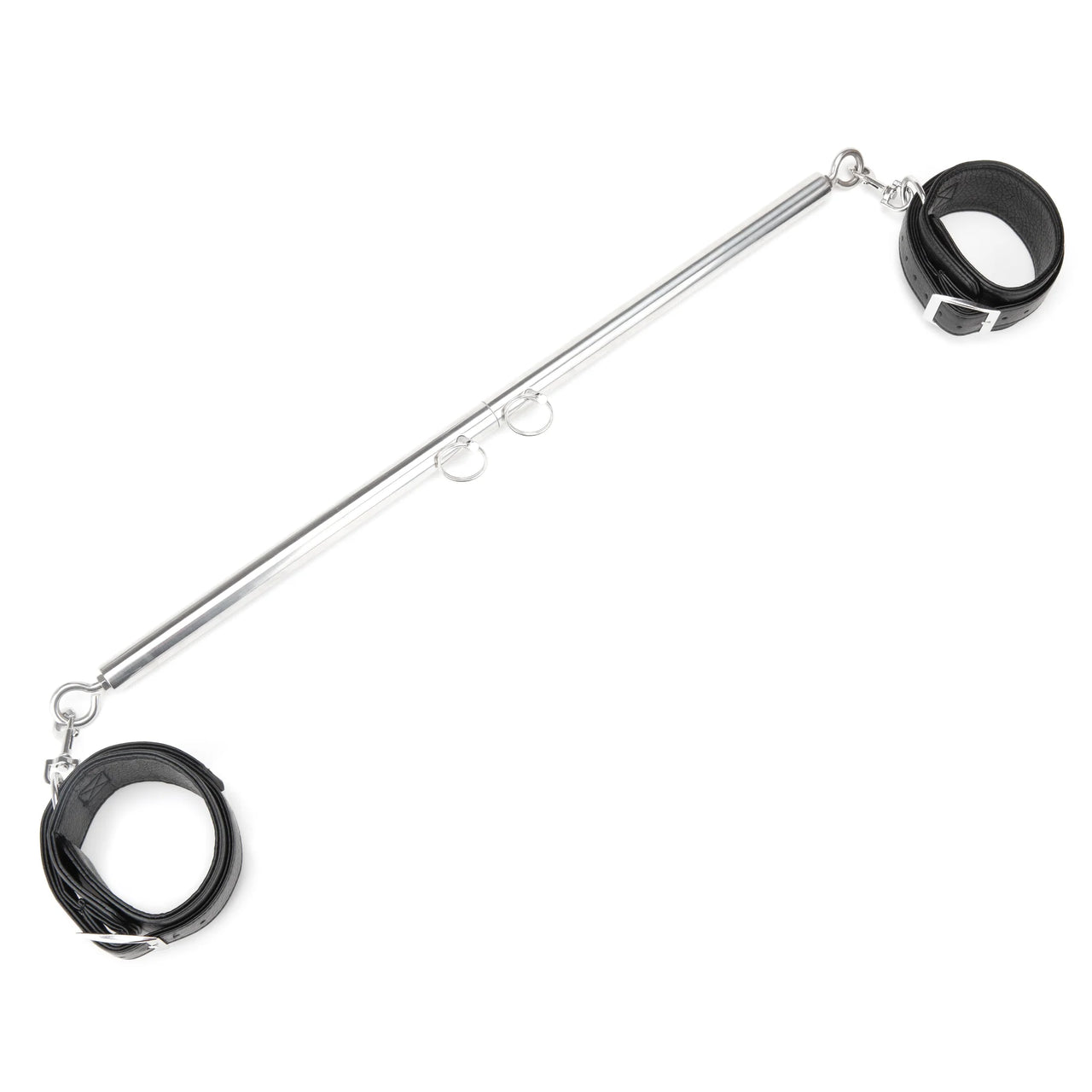 Expandable Spreader Bar Set 35" - 47" With Detachable Leatherette Cuffs