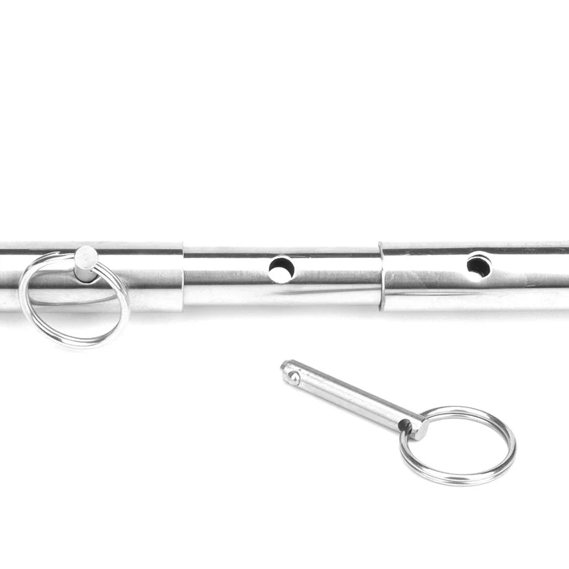 Expandable Spreader Bar Set 35" - 47" With Detachable Leatherette Cuffs