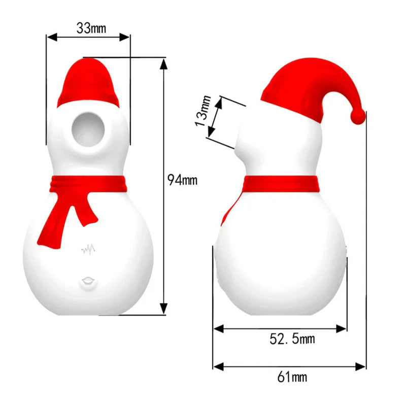 a white snowman with a red hat and a red scarf