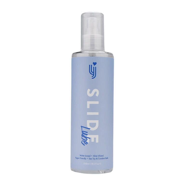 Loving Joy Slide Water-Based Lubricant - Elevate your intimate moments with this ultra-smooth, plant-based lubricant infused with aloe for soothing care.