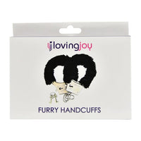 Thumbnail for Loving Joy Furry Handcuffs Black Wrist Cuffs Loving Joy (1on1) 
