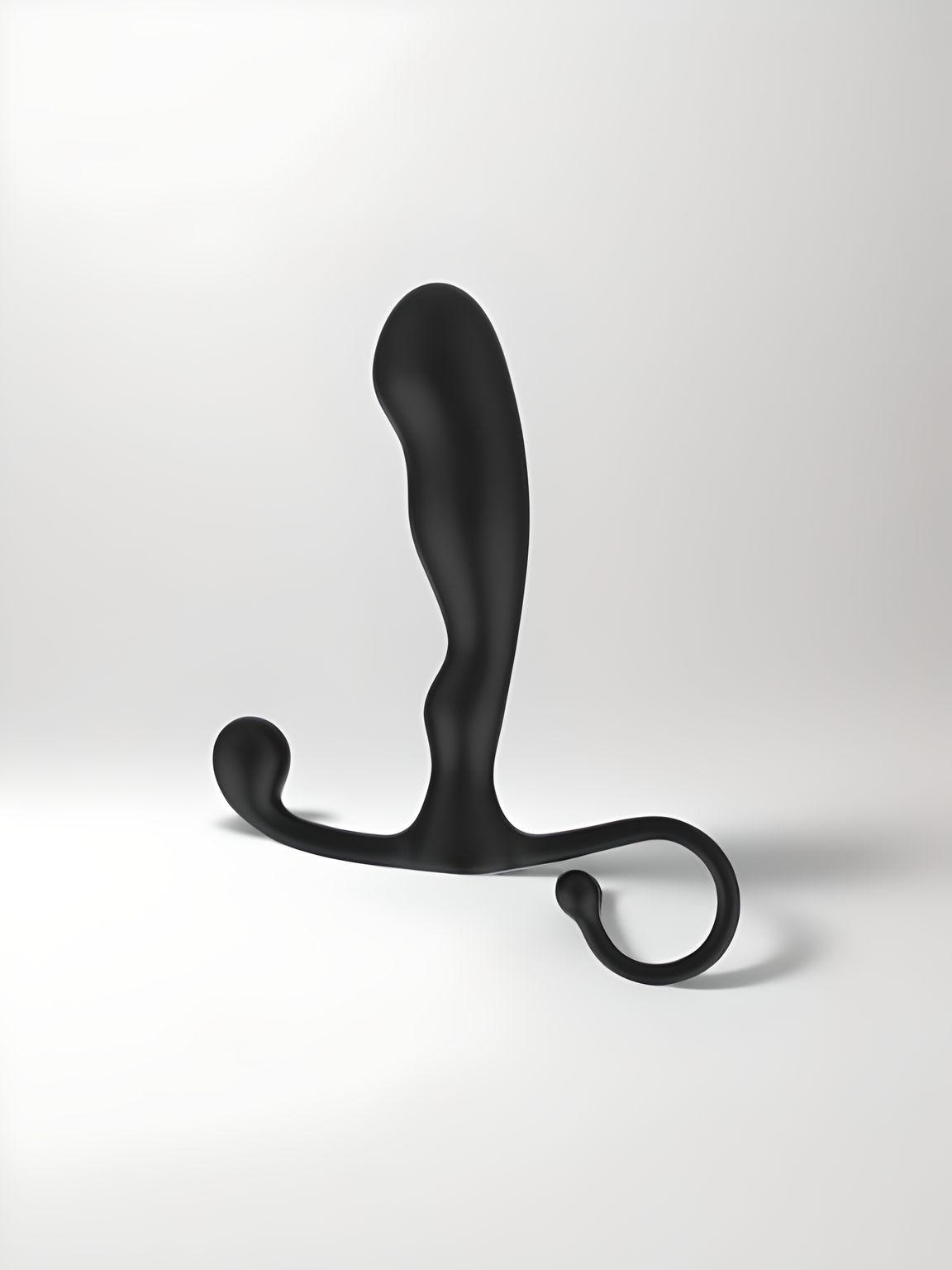 REV Rev-Pro Classic prostate massager with ergonomic design and rippled texture, 11cm insertable length for comfortable use.