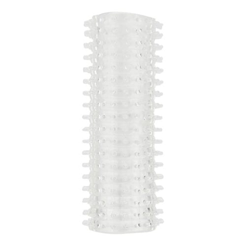 REV Rev Sleeve Textured Stroker with ribbed design, male masturbator for enhanced pleasure, featuring a realistic textured interior.