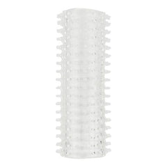 a white sex toy with holes in it
