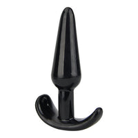 an image of a black plastic butt plug