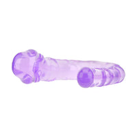 Loving Joy Double Mini Dildo Pink - Realistic TPE Dual-Ended Toy - 28cm Length