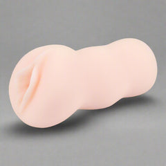 a close up of a breast on a white background