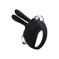 Black cock ring on a white background
