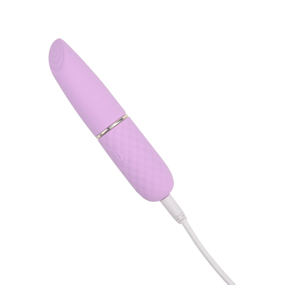 Nauti Petites 10 Speed Bullet Vibrator – USB Rechargeable, Textured Tip, Discreet 4.25 Inch Design