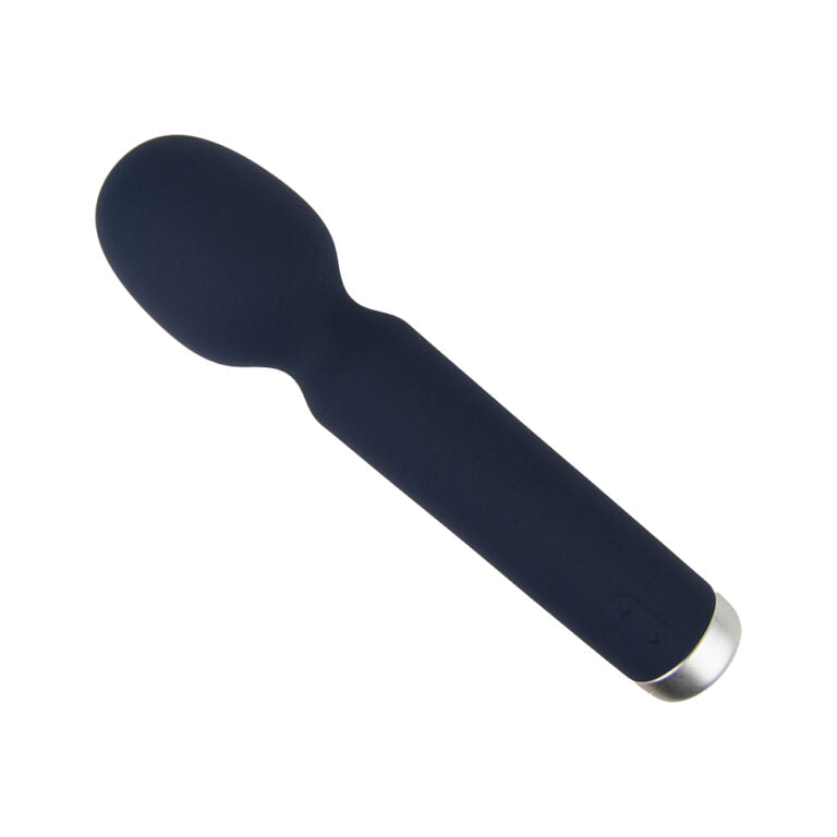 Nauti Petites 10 Speed Wand Vibrator with soft silicone, flexible head, USB rechargeable, compact and discreet design.