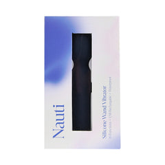 Nauti Petites 10 Speed Wand Vibrator with soft silicone head, flexible design, USB rechargeable, compact and discreet.
