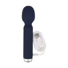 Nauti Petites 10 Speed USB Rechargeable silicone wand vibrator with flexible head, compact design, and discreet size.