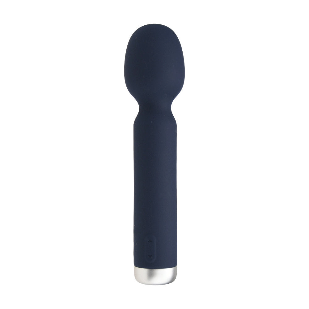 Nauti Petites 10 Speed Wand Vibrator with soft silicone body, flexible head, USB rechargeable, compact design, discreet size.