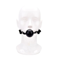 Thumbnail for a white mannequin head with a black ball on it