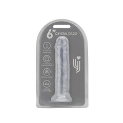 Loving Joy 6 Inch Suction Cup Jelly Dildo Clear