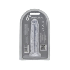 Loving Joy 6 Inch Suction Cup Jelly Dildo Clear