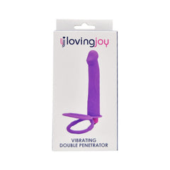 Loving Joy Double Penetration Strap On Vibrator Double Penetrators Loving Joy 