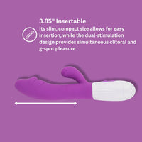 Thumbnail for Jessica Rabbit Semi-Realistic Rabbit Vibrator with 10 Functions, Slimline Design, 19cm Length