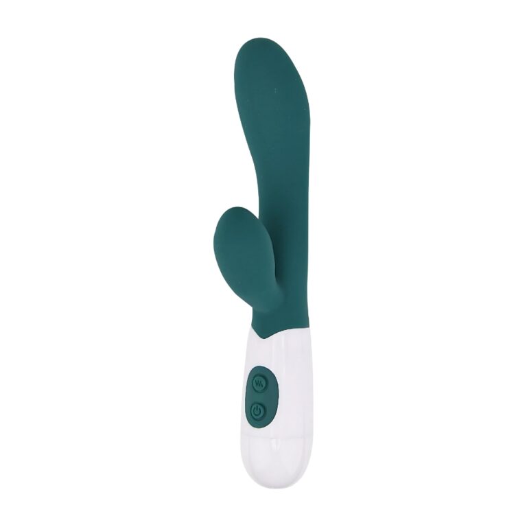 Loving Joy Jessica Rabbit Slimline Rabbit Vibrator with 10 functions, 7.5-inch silicone massager, waterproof design.