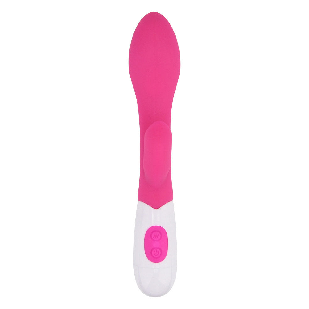 Jessica Rabbit G-Spot Rabbit Vibrator - 10 Functions, Curved Shaft, Silicone, Beginner-Friendly Design