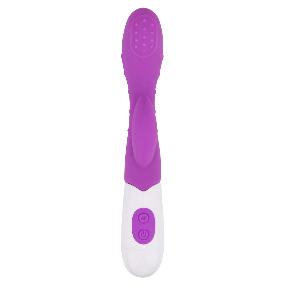 Jessica Rabbit Textured Rabbit Vibrator with 10 Functions, Curved Shaft & Textured Tip for Ultimate Pleasure