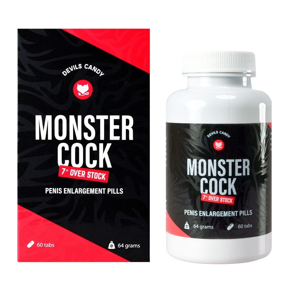 Devils Candy Monster Cock Penis Enlargement Pills (60 Pack) Herbal Supplements Morningstar Pharma 